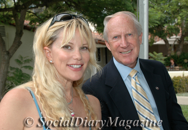 Margo Schwab of Social Diary Magazine with Ken Wood